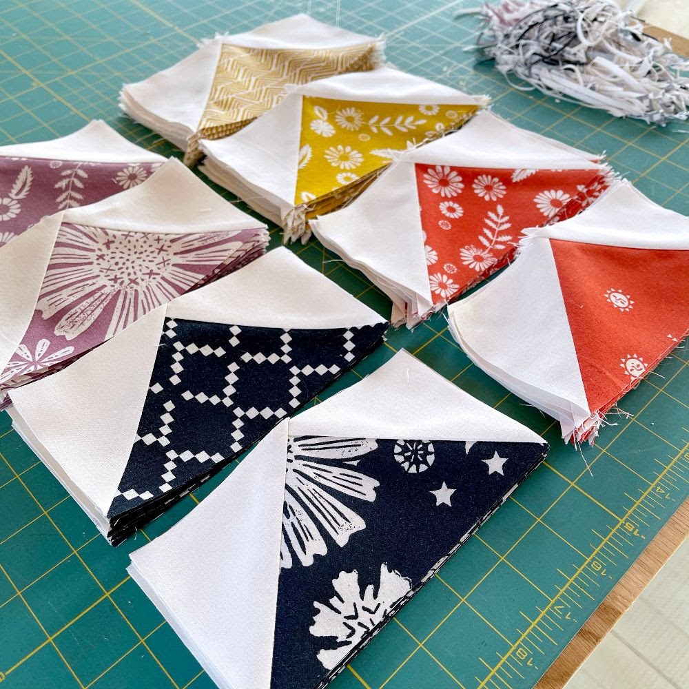 How to use the Bloc-Loc ruler for flying geese quilt blocks