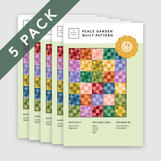 Peace Garden Paper Pattern - Pack of 5