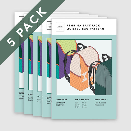 Pembina Backpack Paper Pattern - Pack of 5