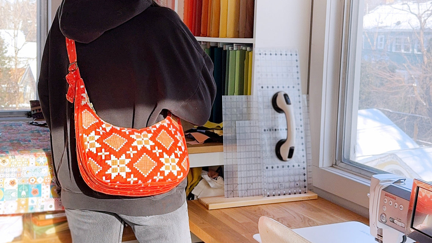 Crescentwood Quilted Bag PDF Pattern