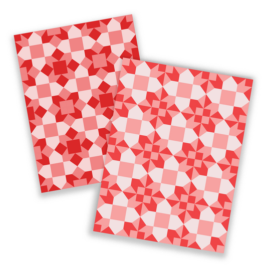 Peace Garden (3-Colour Quilt)