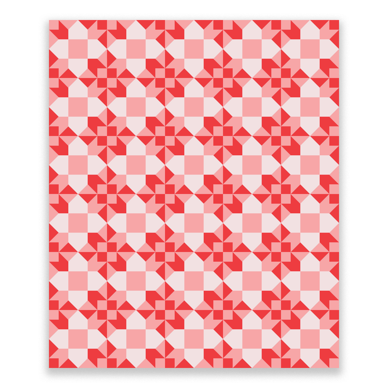 Peace Garden (3-Colour Quilt)