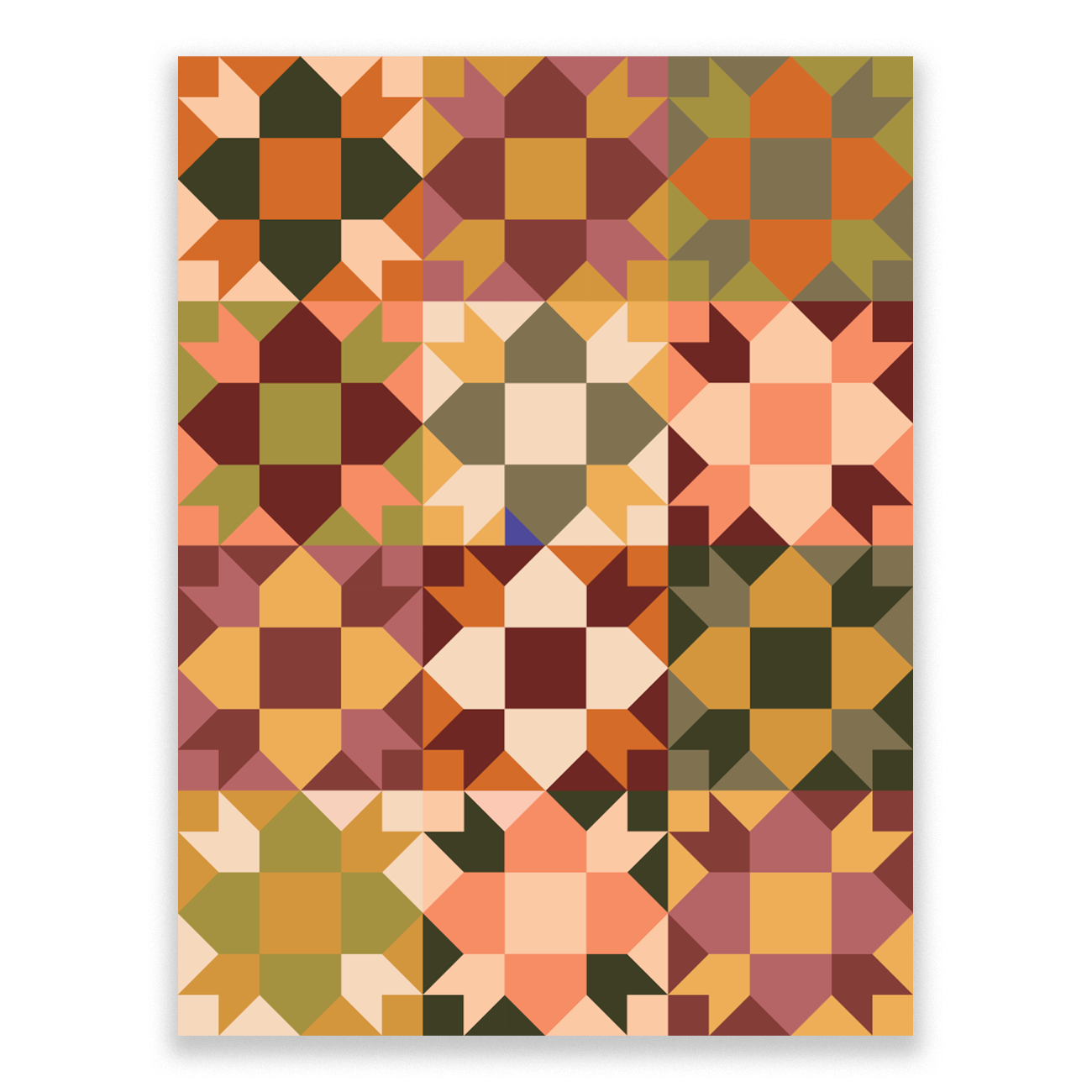 Peace Garden Paper Pattern - Pack of 5
