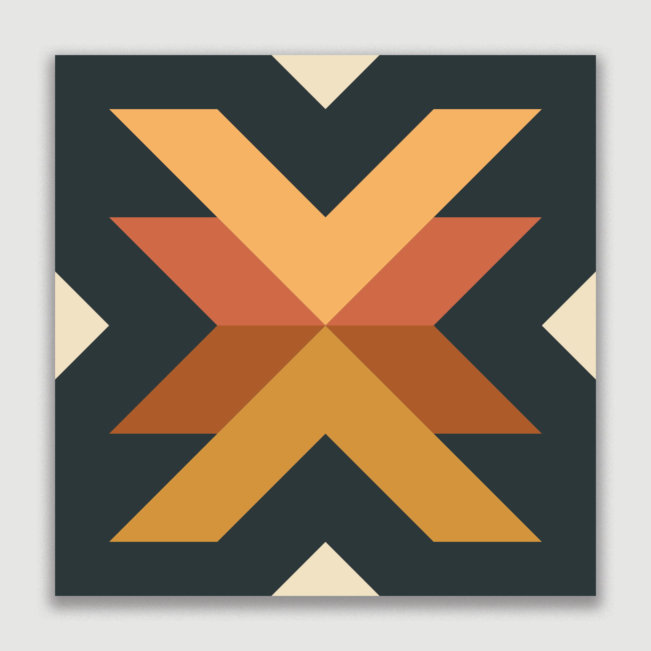 Cross Lake Paper Pattern