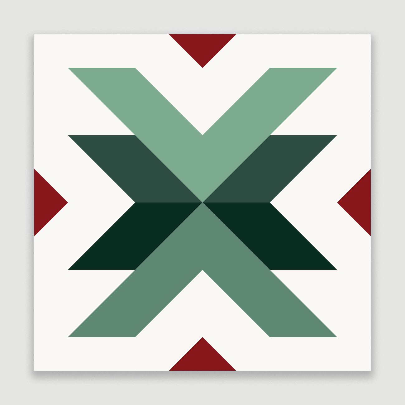Cross Lake Paper Pattern