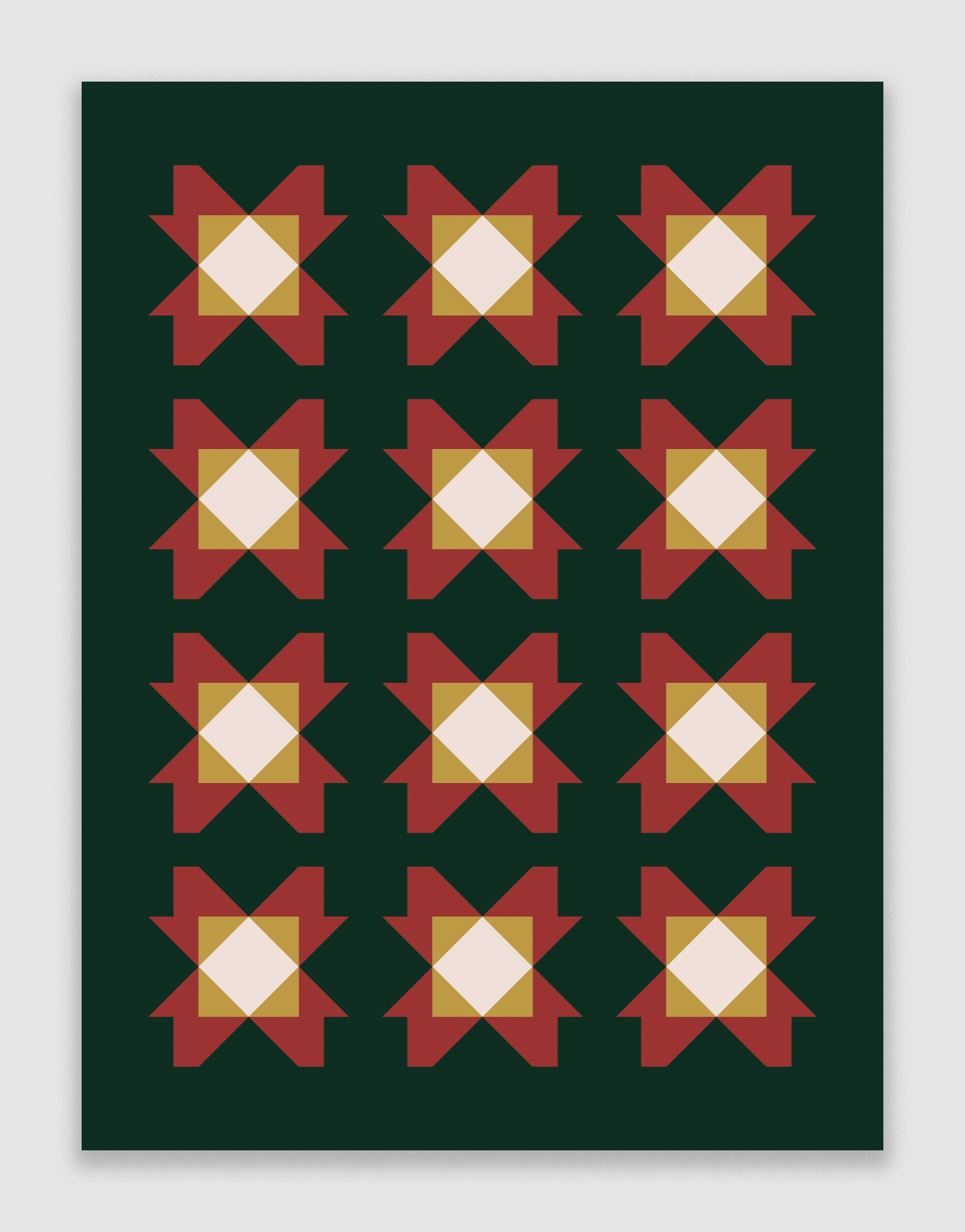 Prairie Rose Paper Pattern
