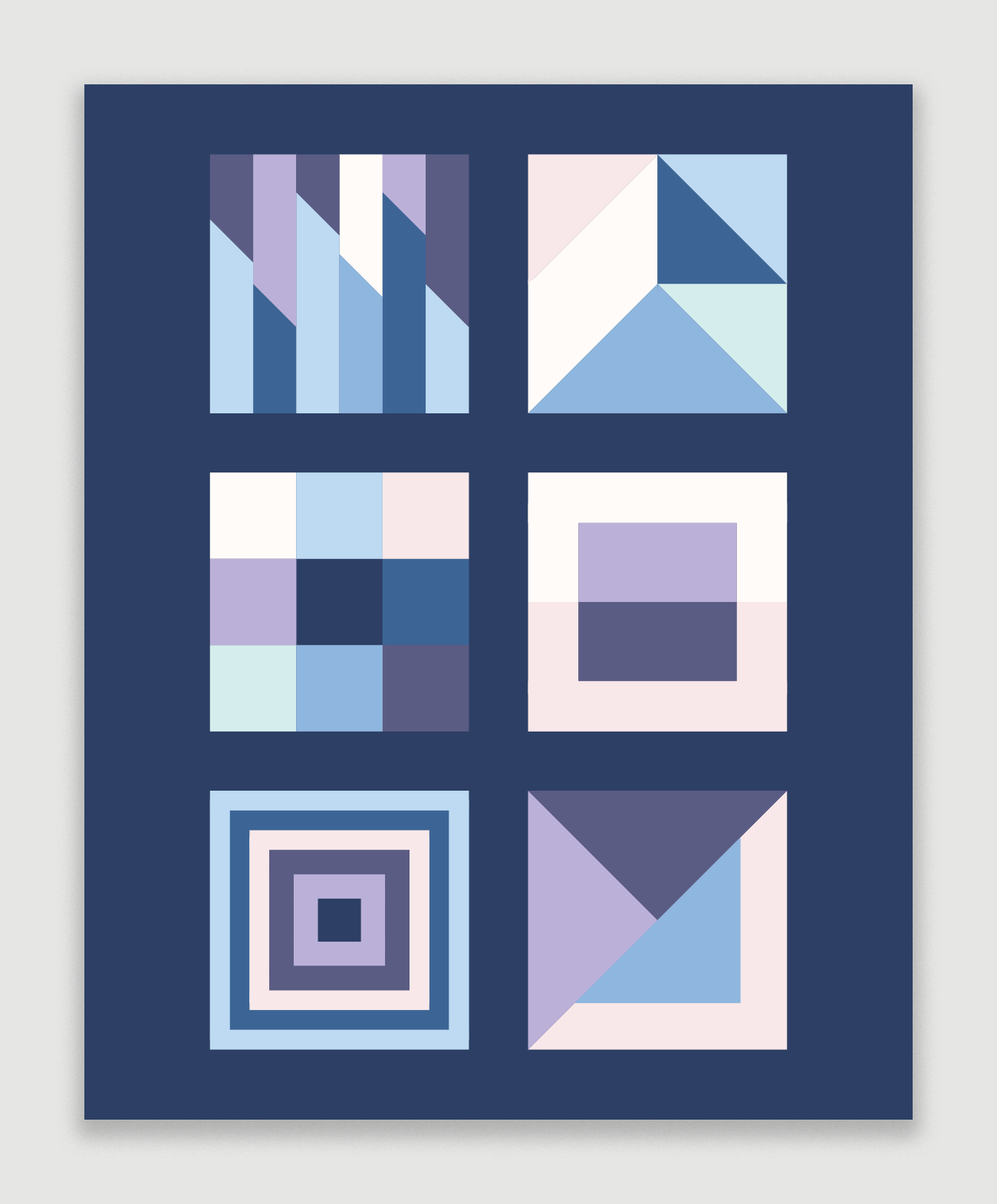 Boreal Forest Paper Pattern - Pack of 5