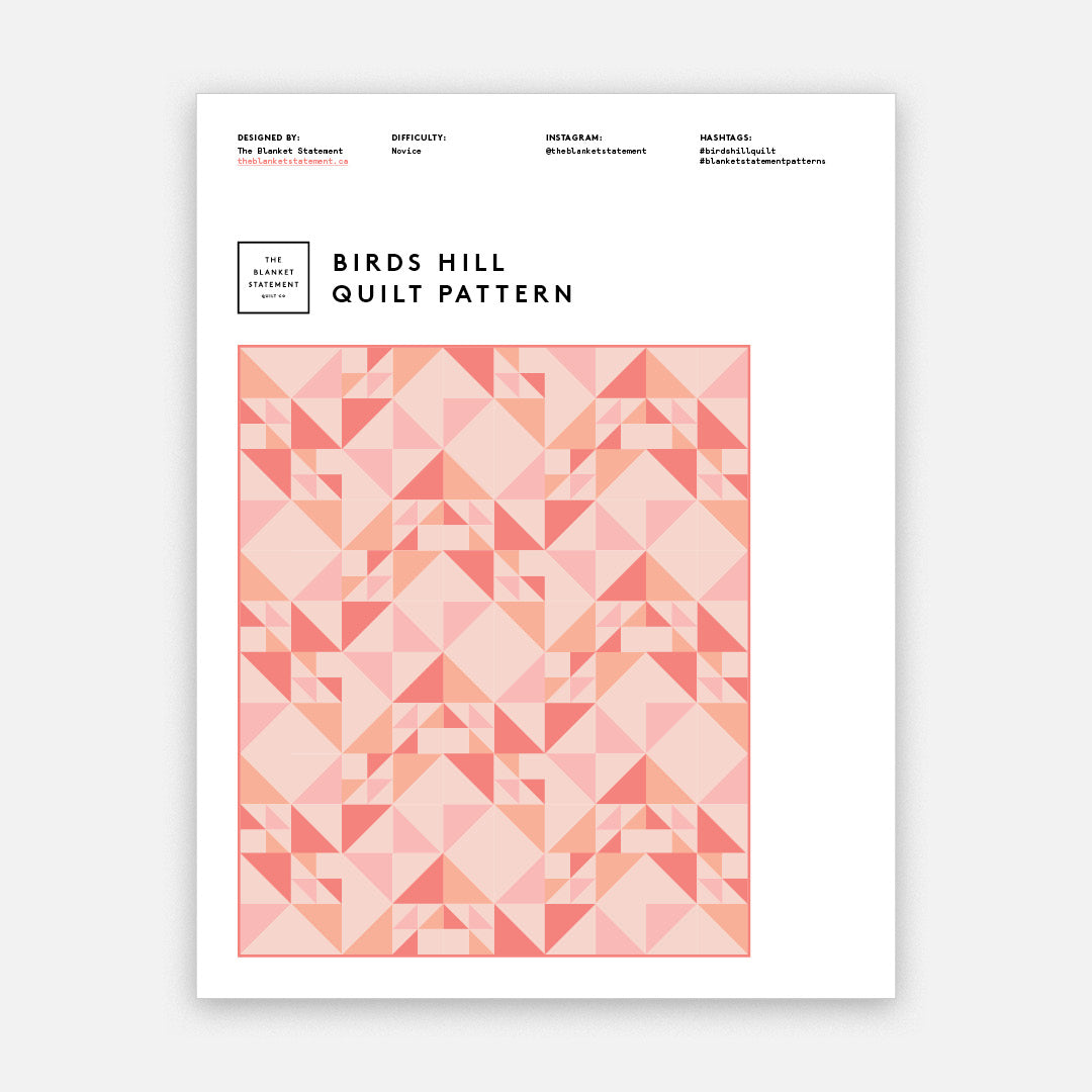 Birds Hill PDF Pattern