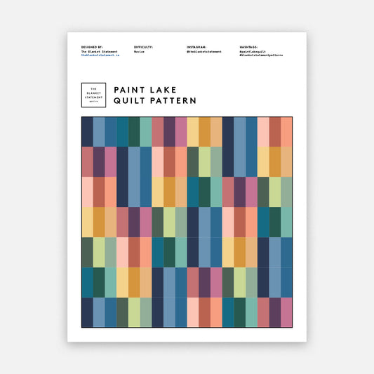 Paint Lake PDF Pattern