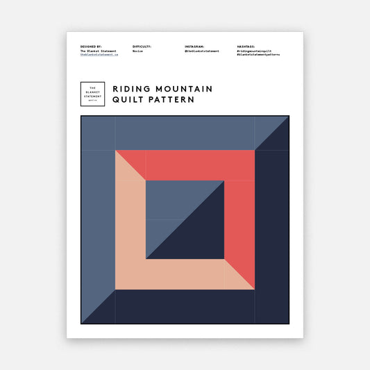 Riding Mountain PDF Pattern