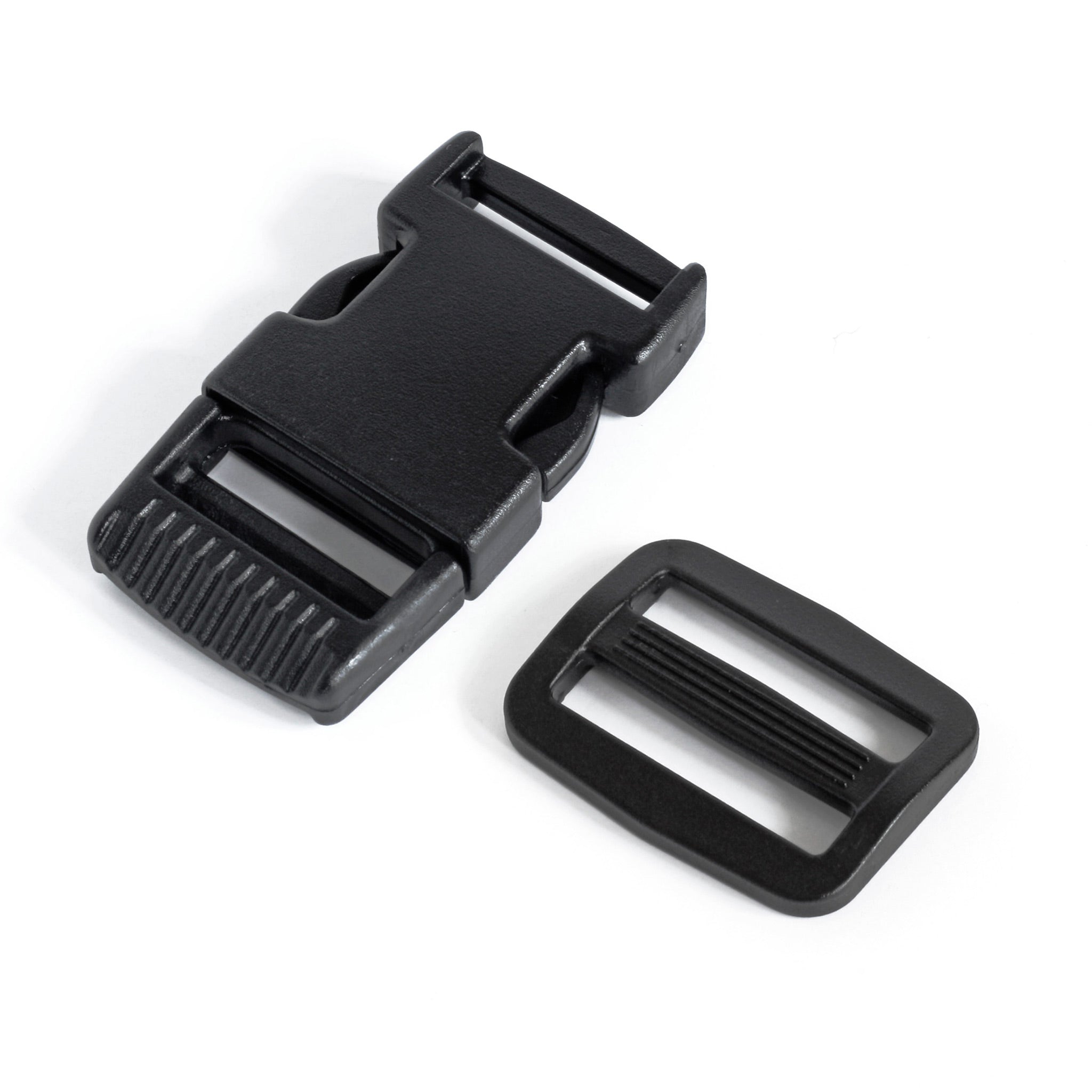 4 Set Side Release Buckle, 8PCS Tri-Glide Slide Clips Plastic Buckles for 1  inch Webbing and Backpack Strap, Plastic Snaps Clips for 1''/25mm Straps