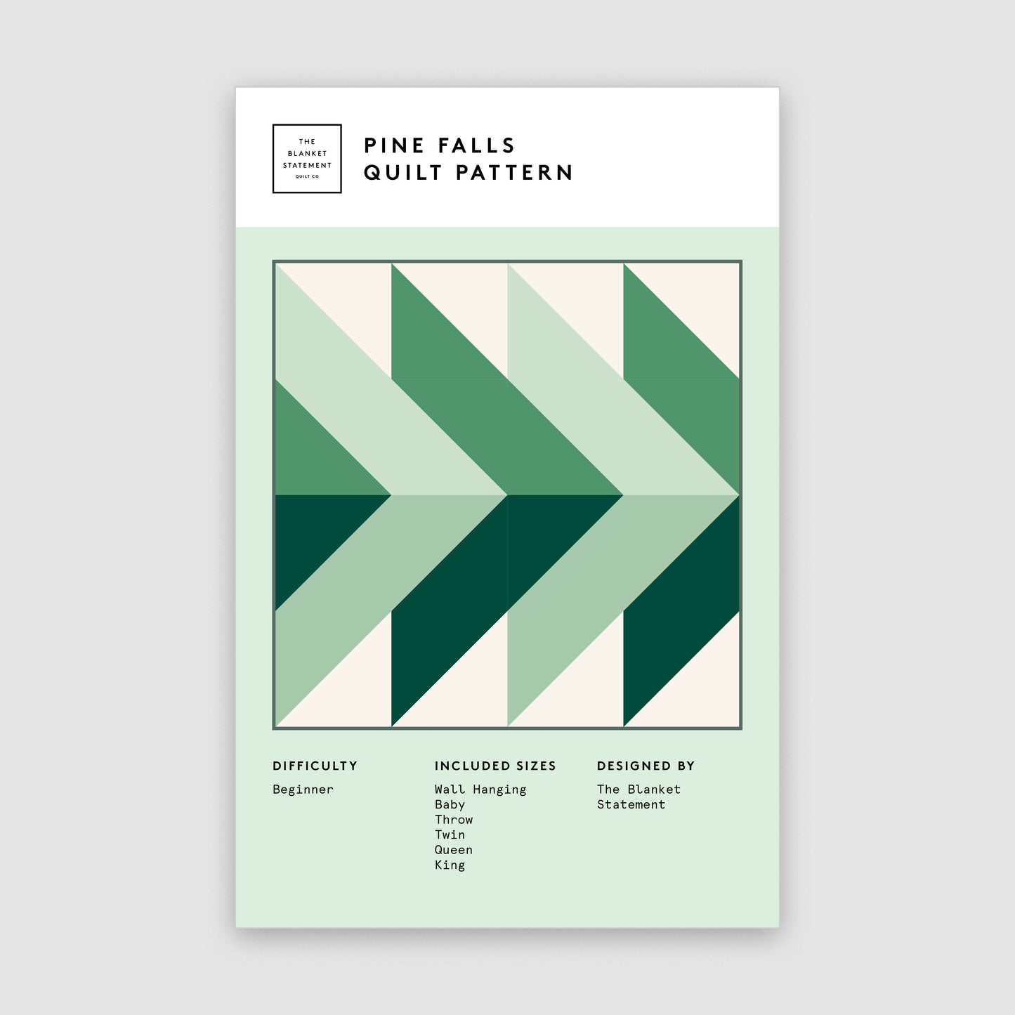 Pine Falls Paper Pattern