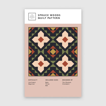 Spruce Woods Paper Pattern - Pack of 5