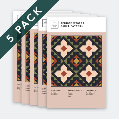 Spruce Woods Paper Pattern - Pack of 5