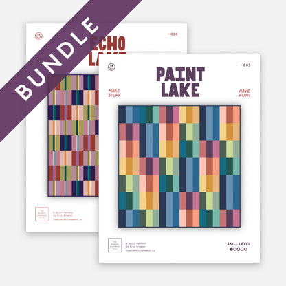 Paint Lake & Echo Lake PDF Pattern Bundle