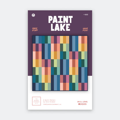 Paint Lake Paper Pattern