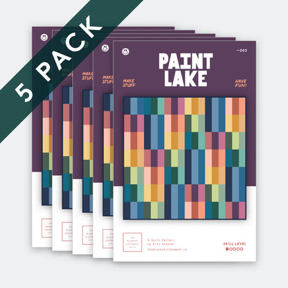 Paint Lake Paper Pattern - Pack of 5