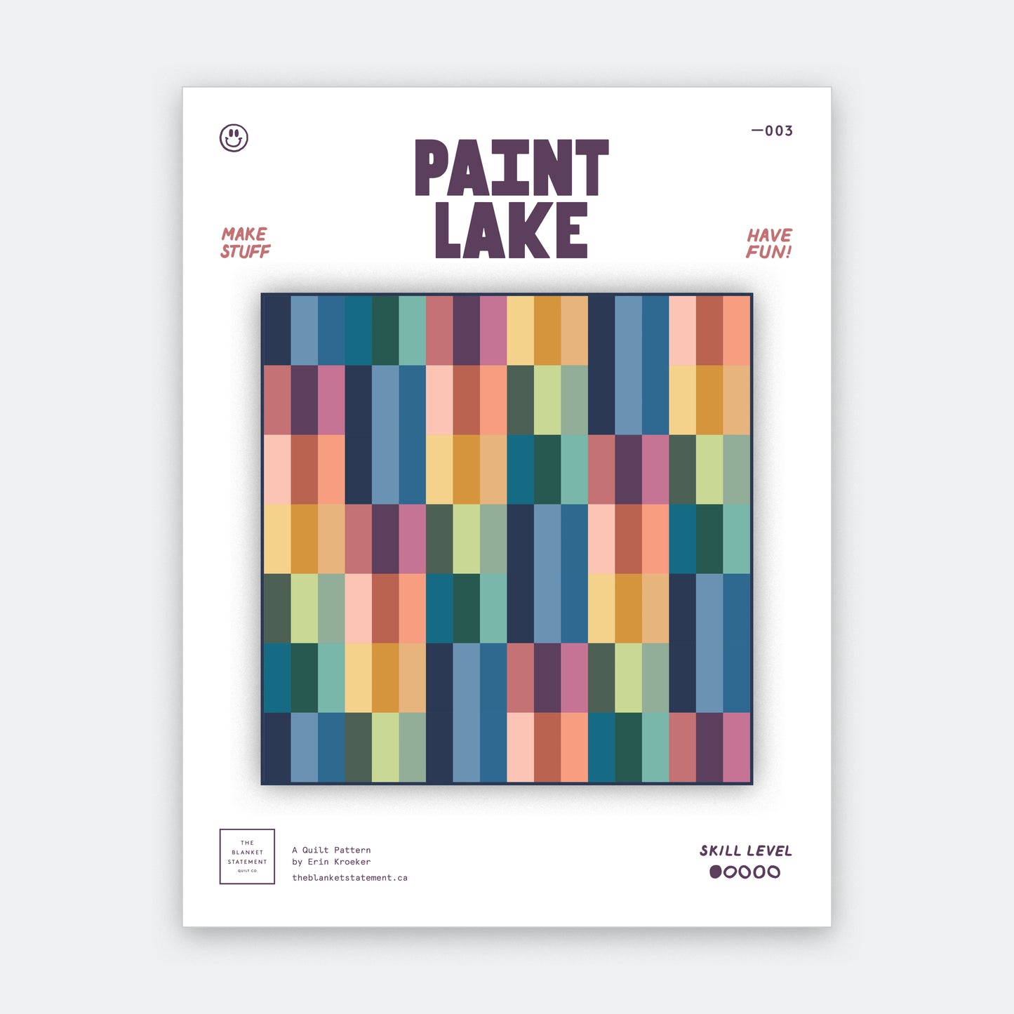 Paint Lake PDF Pattern