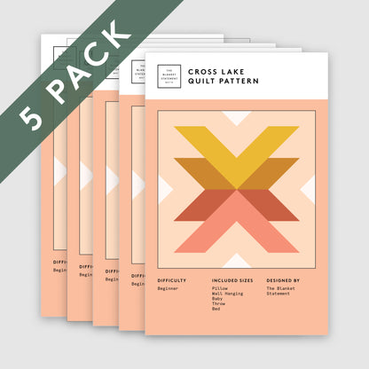 Cross Lake Paper Pattern - Pack of 5