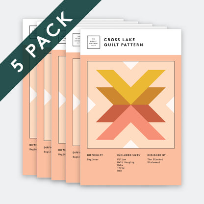 Cross Lake Paper Pattern - Pack of 5