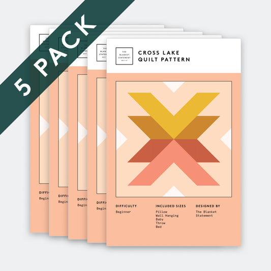 Cross Lake Paper Pattern - Pack of 5