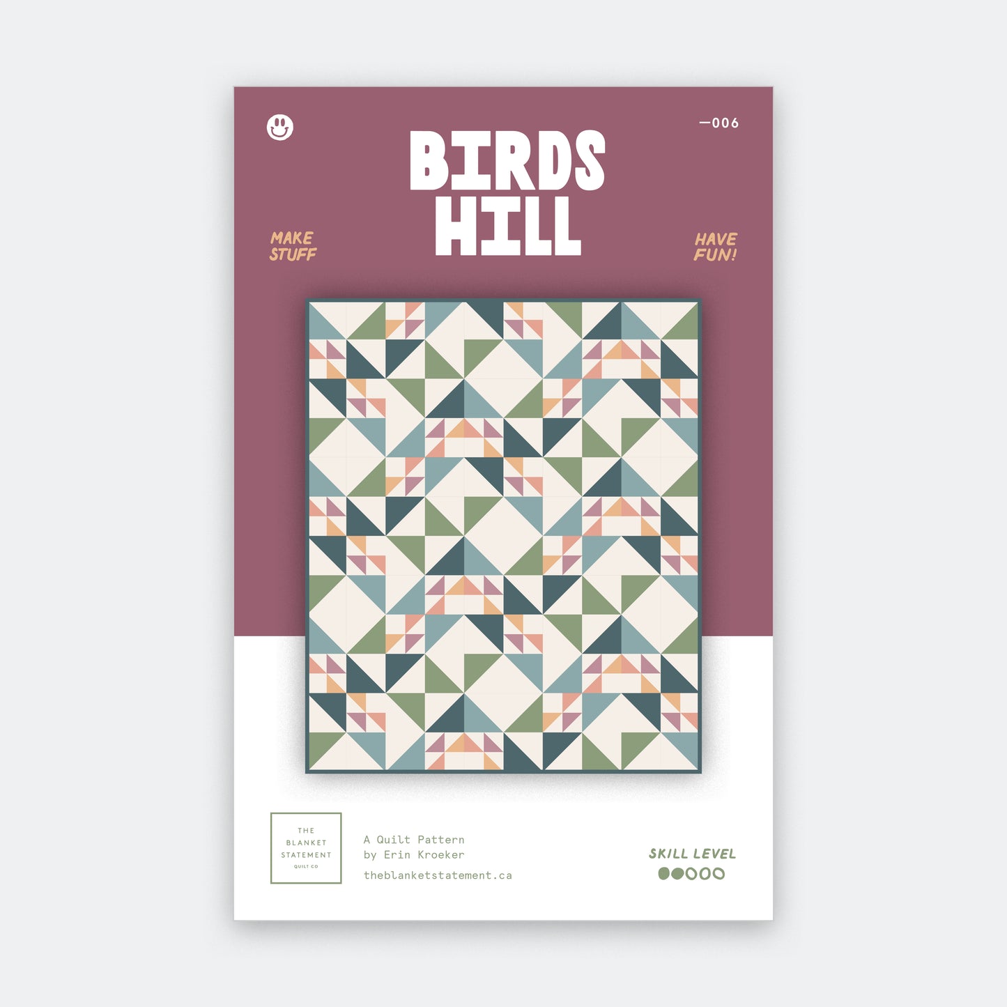 Birds Hill Paper Pattern