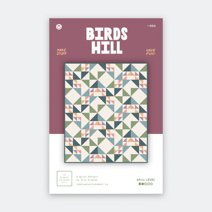 Birds Hill Paper Pattern