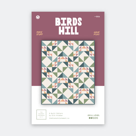 Birds Hill Paper Pattern