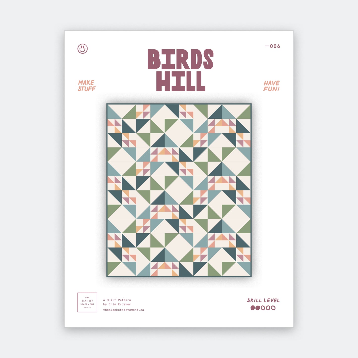 Birds Hill PDF Pattern