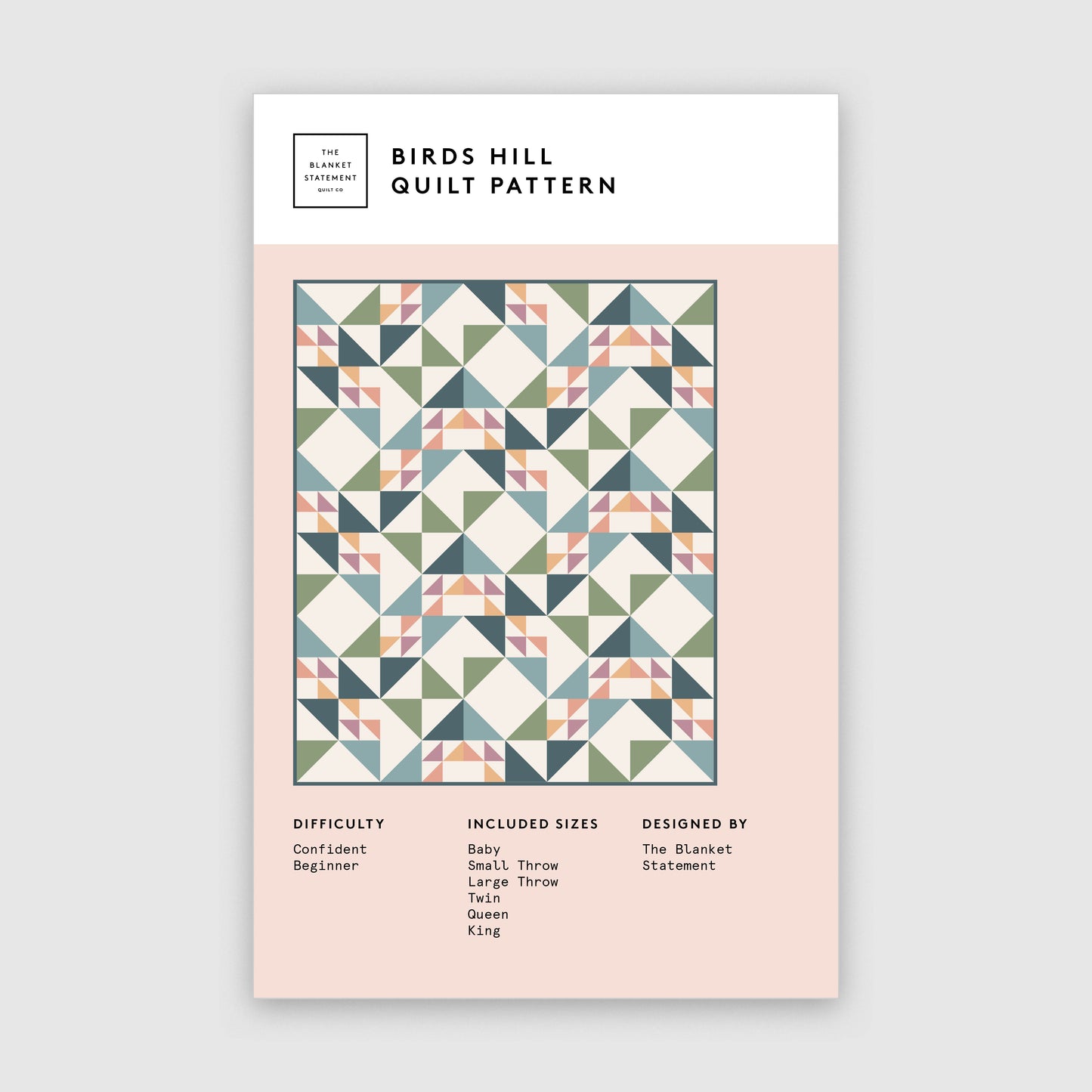 Birds Hill Paper Pattern - Pack of 5