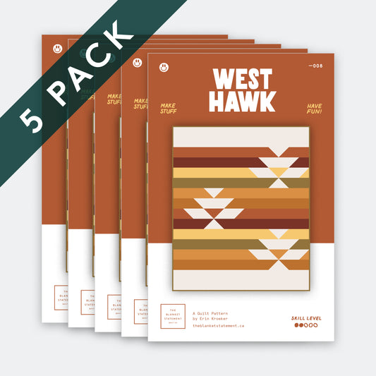 West Hawk Paper Pattern - Pack of 5