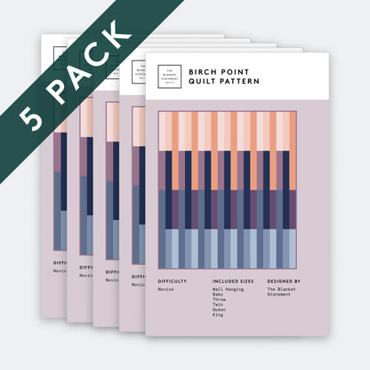 Birch Point Paper Pattern - Pack of 5