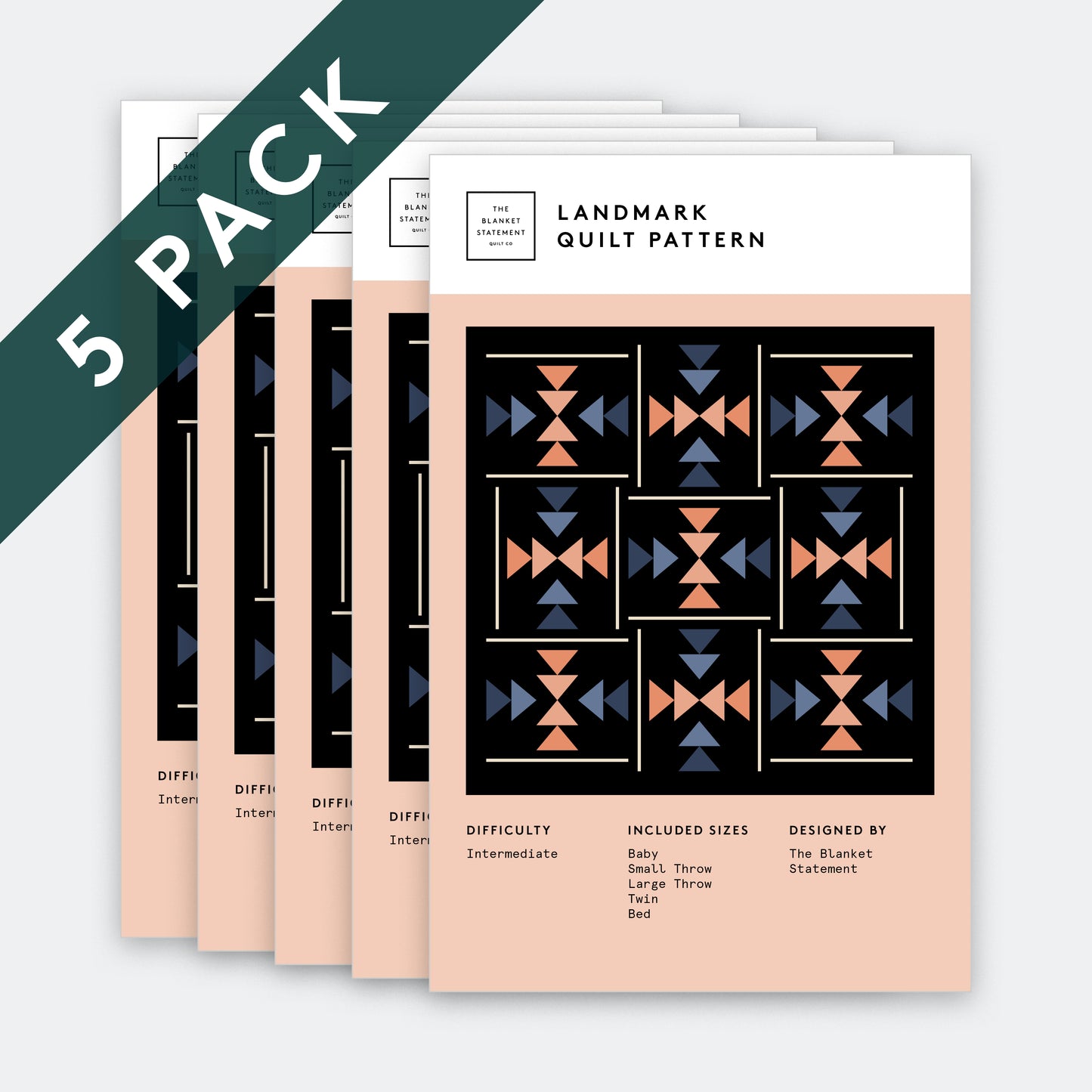 Landmark Paper Pattern - Pack of 5