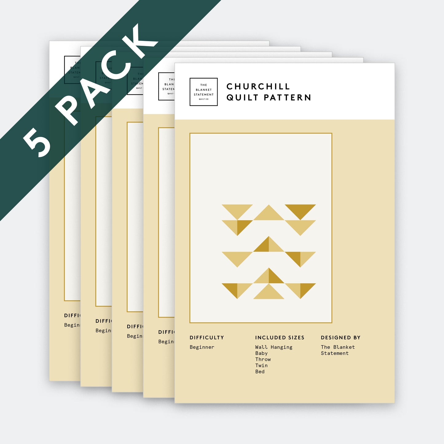Churchill Paper Pattern - Pack of 5