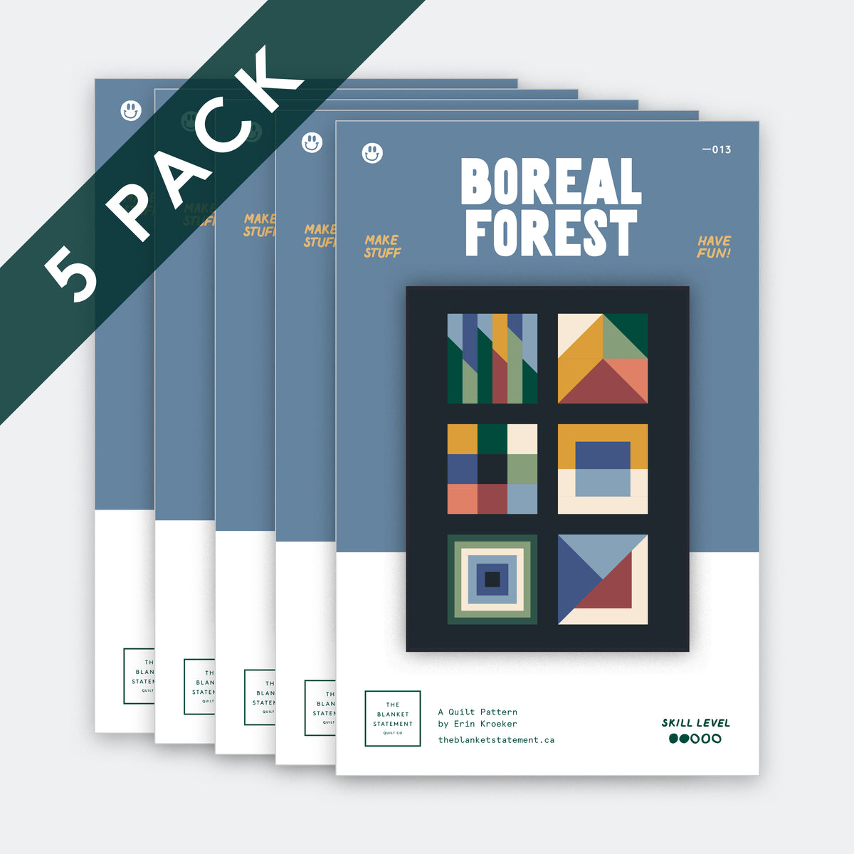 Boreal Forest Paper Pattern - Pack of 5