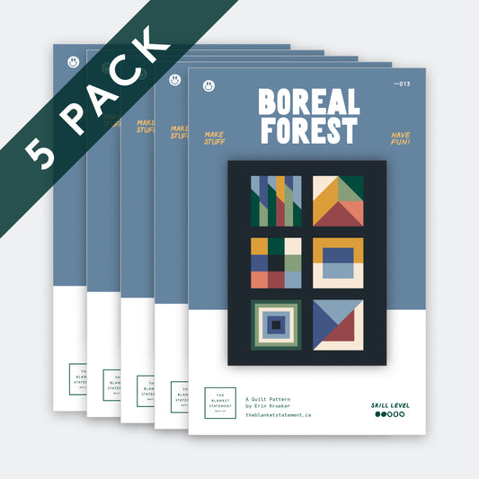 Boreal Forest Paper Pattern - Pack of 5