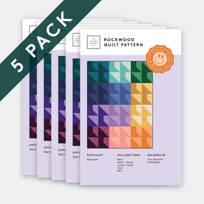 Rockwood Paper Pattern - Pack of 5