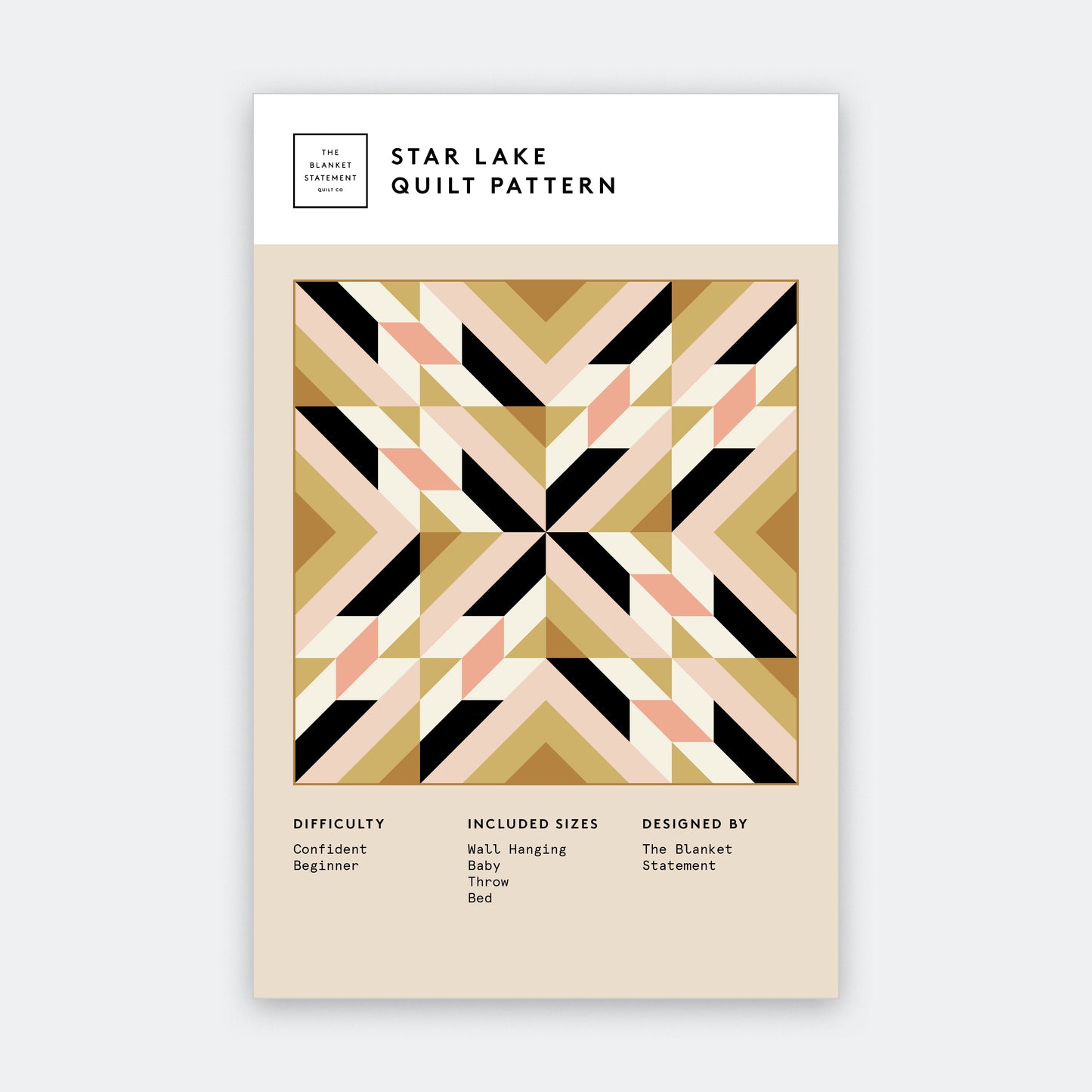 Star Lake Paper Pattern