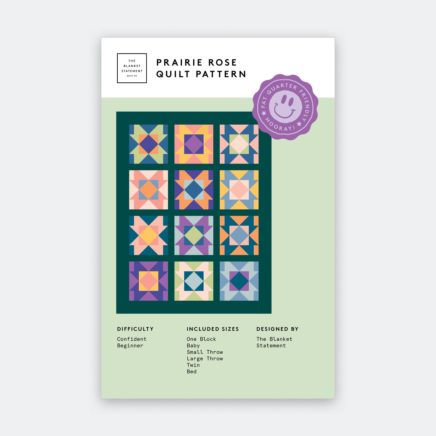 Prairie Rose Paper Pattern