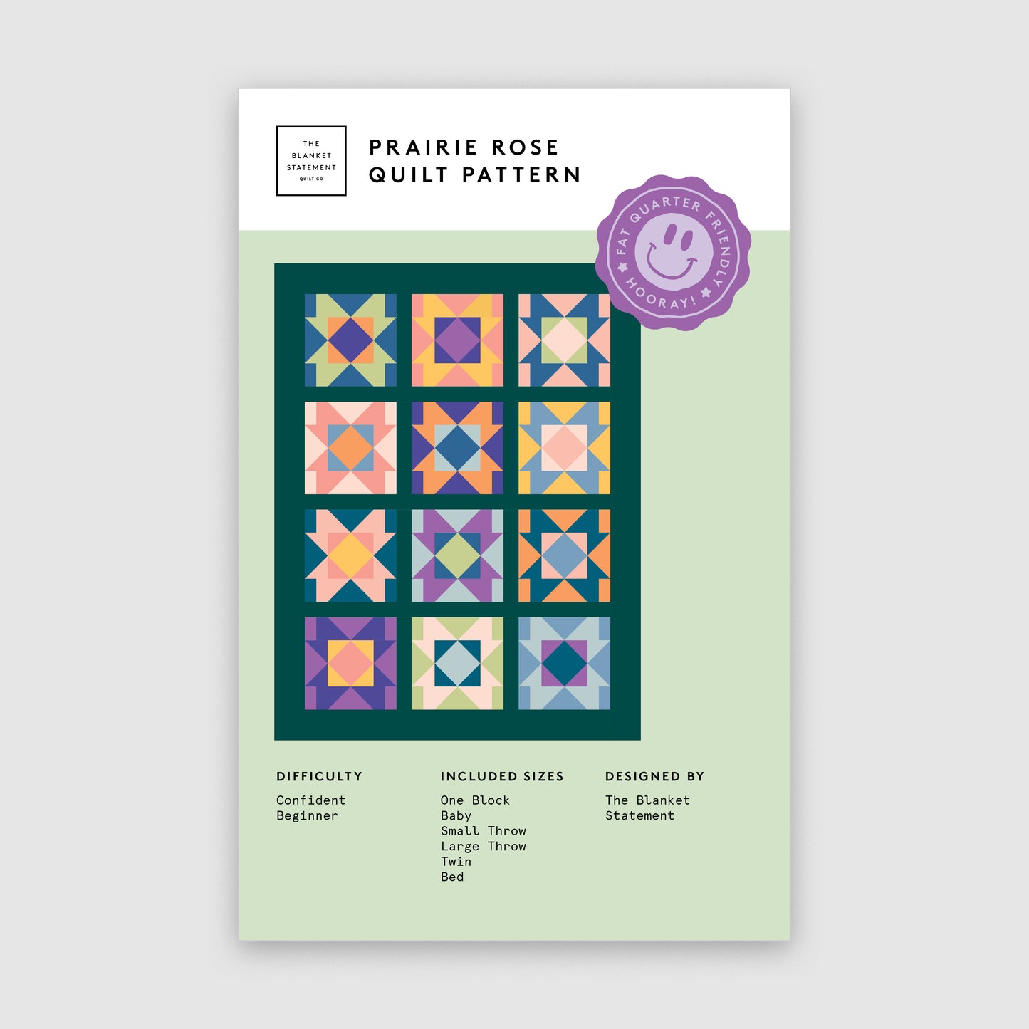 Prairie Rose Paper Pattern