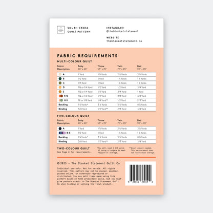 North Cross & South Cross Paper Pattern Bundle