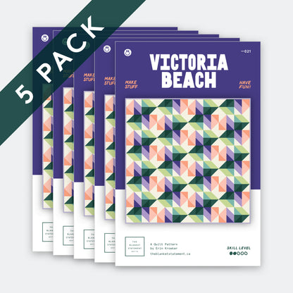 Victoria Beach Paper Pattern - Pack of 5