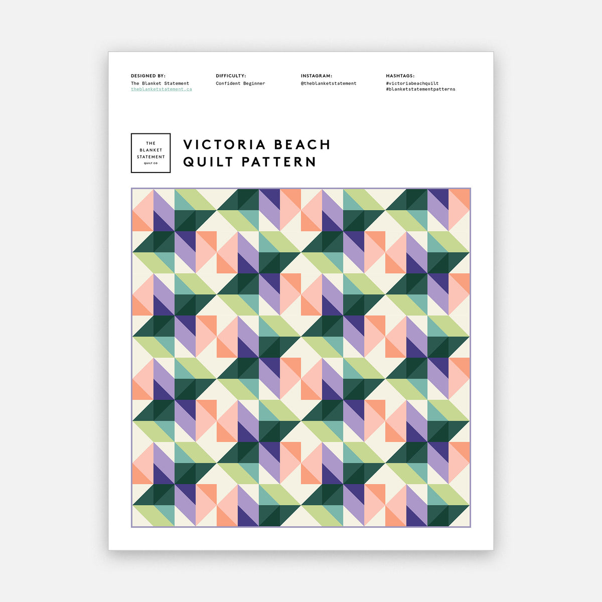 Victoria Beach PDF Pattern – The Blanket Statement