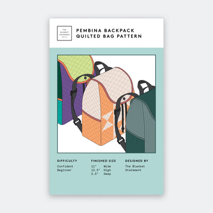Pembina Backpack Paper Pattern