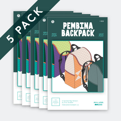 Pembina Backpack Paper Pattern - Pack of 5