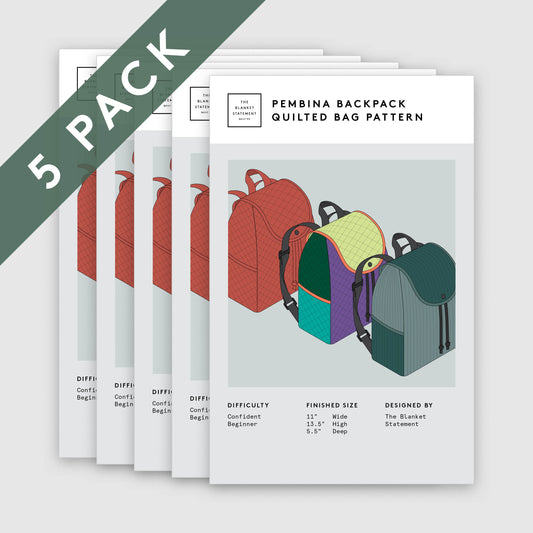 Pembina Backpack Paper Pattern - Pack of 5