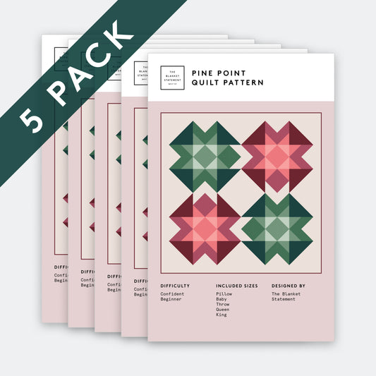 Pine Point Paper Pattern - Pack of 5