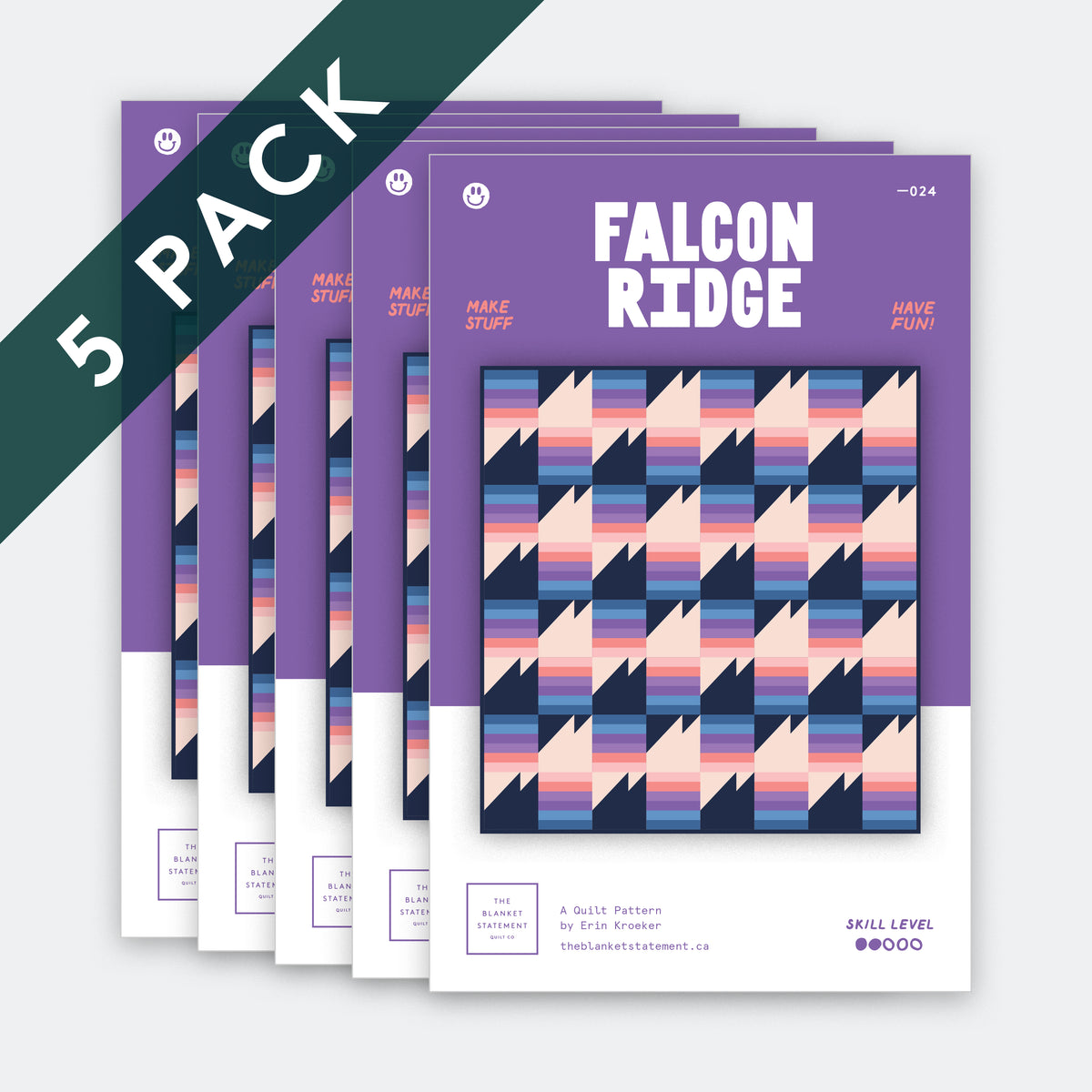 Falcon Ridge Paper Pattern - Pack of 5