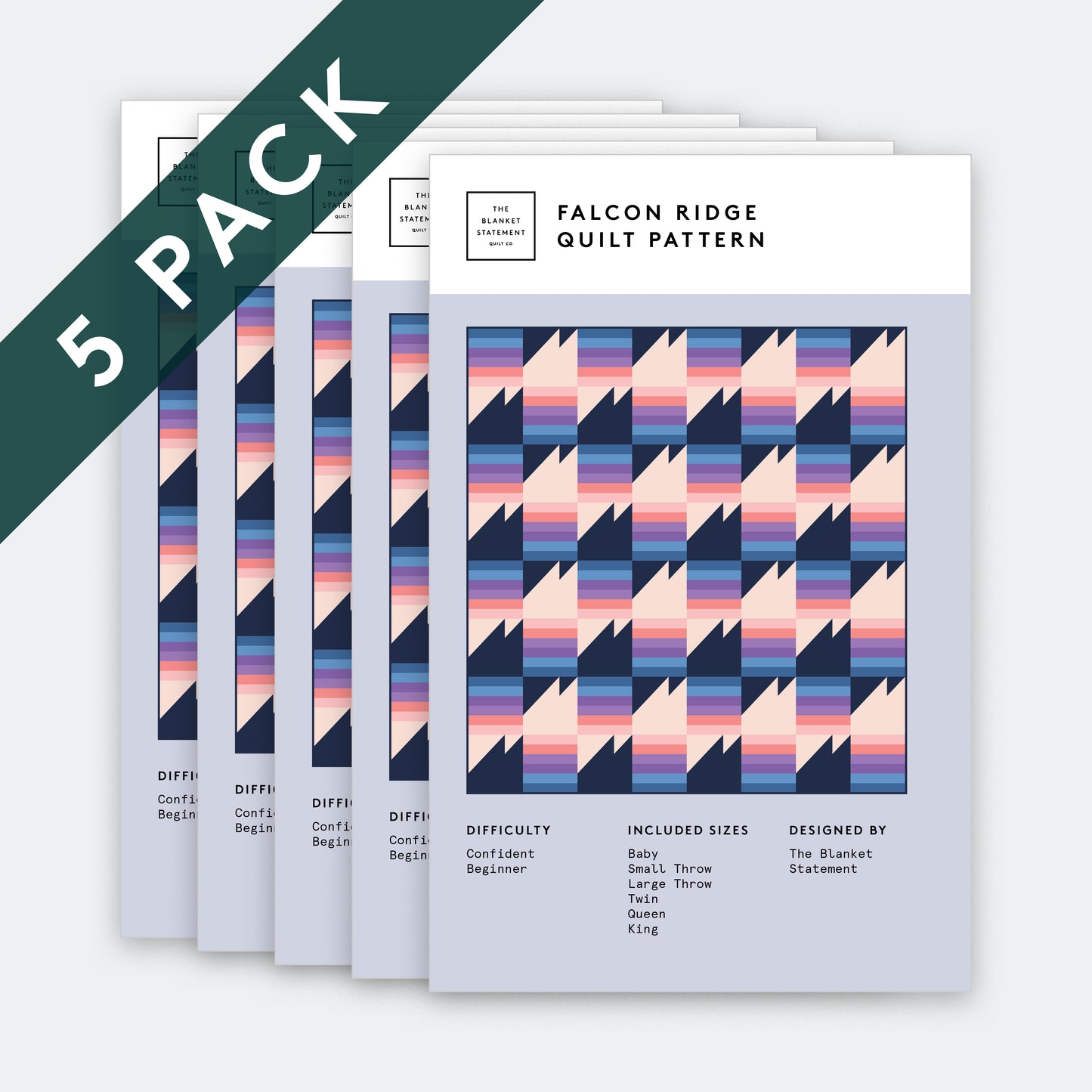 Falcon Ridge Paper Pattern - Pack of 5