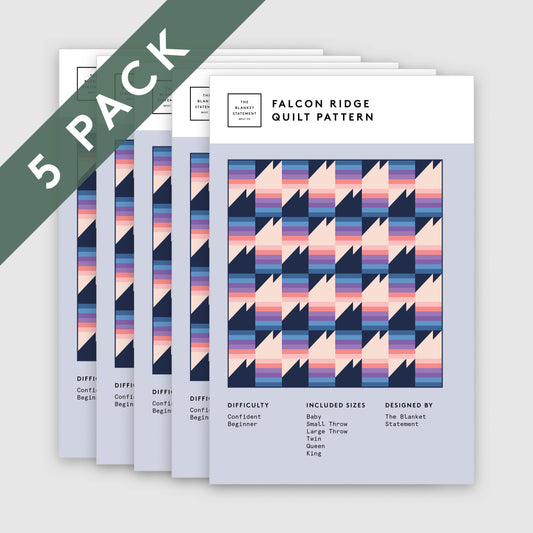 Falcon Ridge Paper Pattern - Pack of 5